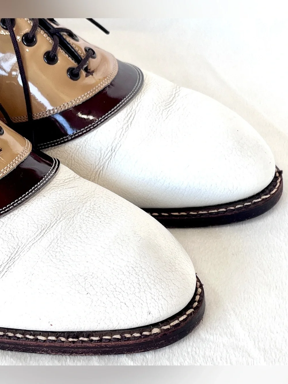Vintage El Toro / Footjoy Handmade Leather Saddle Charro Dress Shoes Men's 9.5M